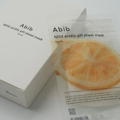 Mild Acidic pH Sheet Mask - Yuja fit Abib
